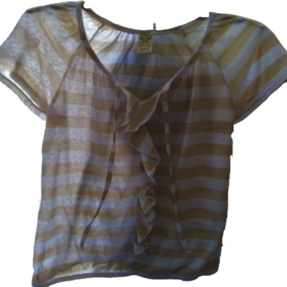 Womens shirt Ruffles size Large